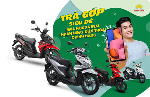 Mua xe máy Honda trả góp lãi suất thấp