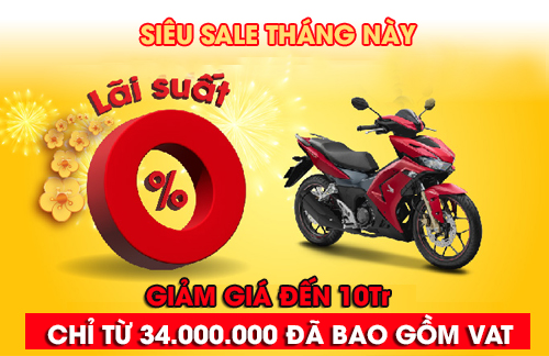 mua xe máy Honda trả góp lãi suất thấp