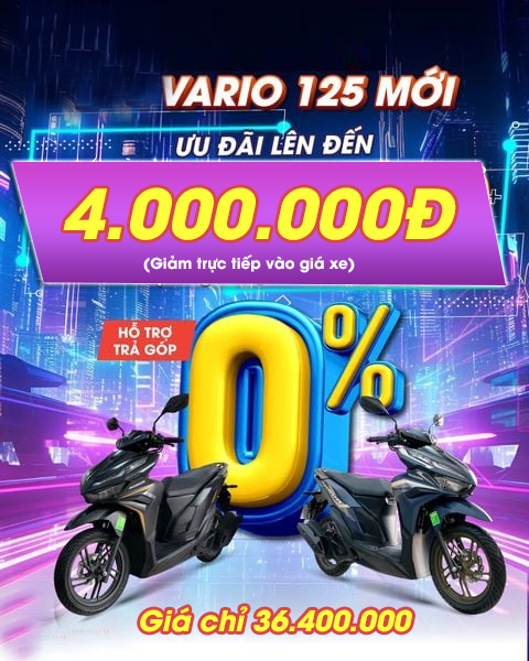 Mua xe máy Honda trả góp lãi suất thấp
